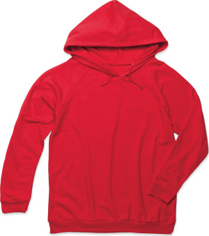 Stedman - Light Unisex Hooded Sweathshirt (scarlet red)