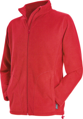Stedman - Men's Fleece Jacket (scarlet red)