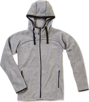 Stedman - Men's Hooded Fleece Jacket (grey heather)