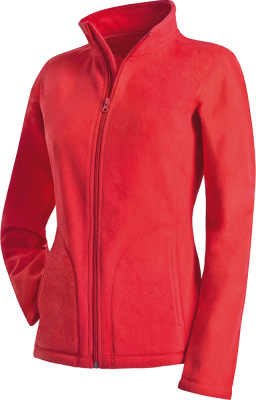 Stedman - Damen Fleece Jacke (scarlet red)