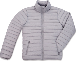 Stedman - Men's Padded Jacket (light grey)