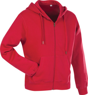 Stedman - Men's Hooded Sweat Jacket (crimson red)