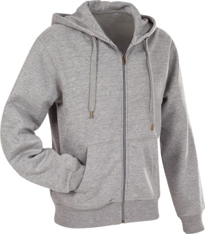 Stedman - Men's Hooded Sweat Jacket (grey heather)
