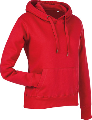 Stedman - Ladies' Hooded Sweatshirt (crimson red)