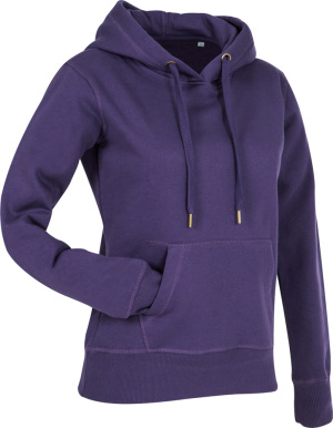 Stedman - Ladies' Hooded Sweatshirt (deep berry)