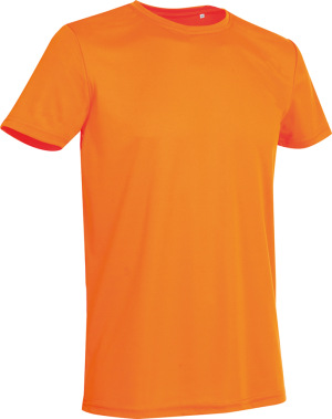 Stedman - Men's Interlock Sport T-Shirt (cyber orange)