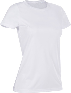 Stedman - Damen Interlock Sport T-Shirt Active-Dry (white)