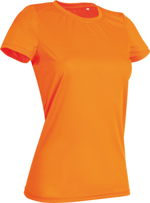 Stedman - Ladies' Interlock Sport T-Shirt (cyber orange)