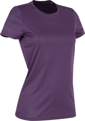 Stedman - Ladies' Interlock Sport T-Shirt (deep berry)