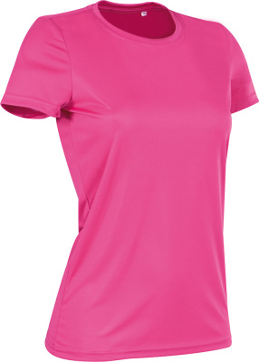 Stedman - Damen Interlock Sport T-Shirt Active-Dry (sweet pink)