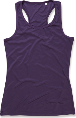 Stedman - Damen Interlock Sport T-Shirt ärmellos (deep berry)