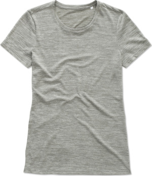 Stedman - Damen Sport Shirt (grey heather)