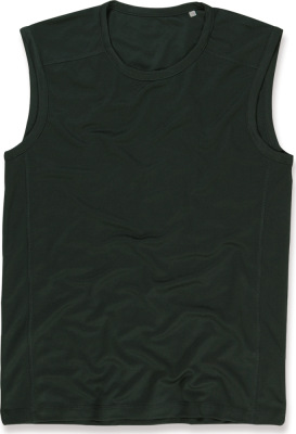 Stedman - Men's "Bird eye" Sport Shirt sleeveless (black opal)