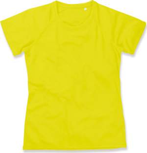 Stedman - Damen "Bird eye" Raglan Sport Shirt (cyber yellow)
