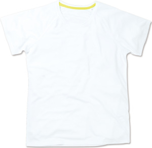 Stedman - Ladies' "Bird eye" Raglan Sport Shirt (white)