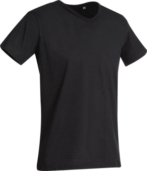 Stedman - Herren V-Neck T-Shirt (black opal)