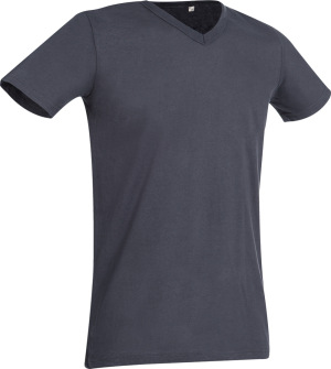 Stedman - Herren V-Neck T-Shirt (slate grey)