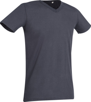 Stedman - Men's V-Neck T-Shirt (slate grey)