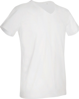 Stedman - Herren V-Neck T-Shirt (white)