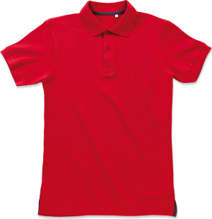 Stedman - Men's Piqué Polo "Henry" (crimson red)