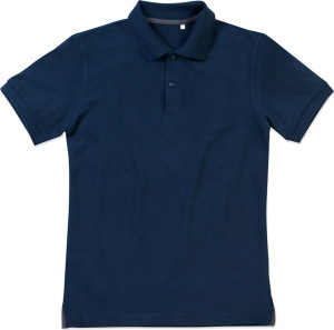 Stedman - Herren Piqué Polo "Henry" (marina blue)