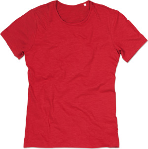 Stedman - Men's Slub T-Shirt (crimson red)