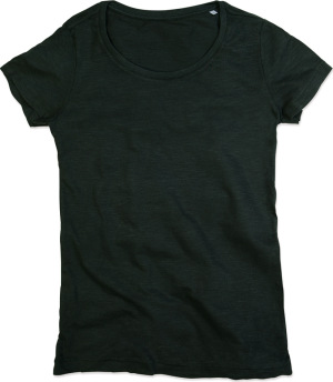 Stedman - Damen Slub T-Shirt (black opal)