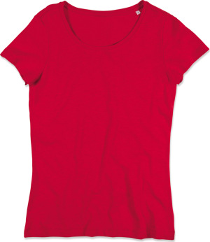 Stedman - Damen Slub T-Shirt (crimson red)