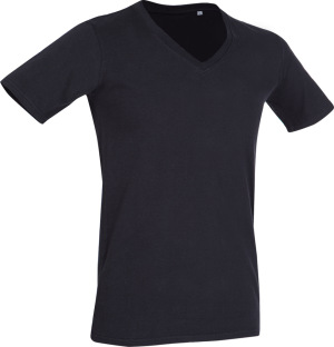 Stedman - Herren V-Neck T-Shirt (black opal)