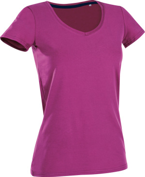 Stedman - Damen V-Neck T-Shirt (cupcake pink)