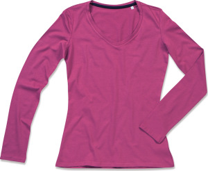 Stedman - Damen T-Shirt langarm (cupcake pink)