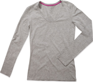 Stedman - Ladies' T-Shirt longsleeve (grey heather)