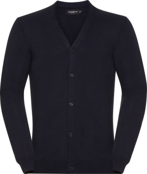 Russell - Men's V-Neck Knitted Cardigan (french navy)
