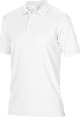 Gildan - Herren Double Piqué Polo (white)