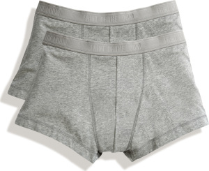 Fruit of the Loom - Classic Men's Shorts 2 Pack (light grey marl/light grey mar)