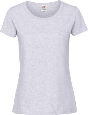 Fruit of the Loom - Damen Ringspun Premium T-Shirt (ash)