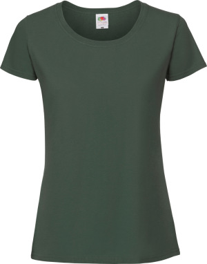 Fruit of the Loom - Damen Ringspun Premium T-Shirt (bottle green)