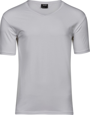 Tee Jays - Mens Stretch V-Tee (white)