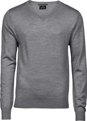 Tee Jays - Herren V-Neck Pullover (Light Grey)