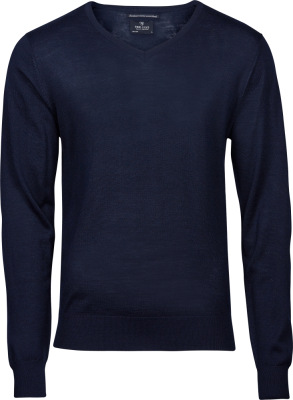 Tee Jays - Herren V-Neck Pullover (Navy)