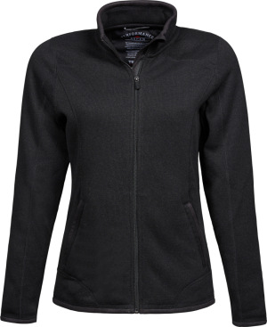 Tee Jays - Damen Strickfleece Jacke (black)