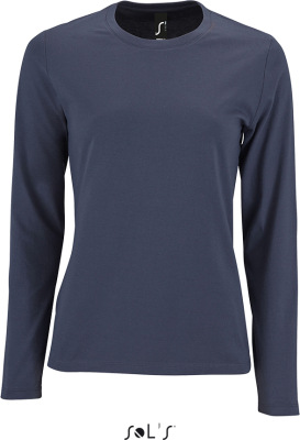 SOL’S - Damen T-Shirt langarm Imperial (mouse grey)