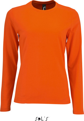 SOL’S - Damen T-Shirt langarm Imperial (orange)