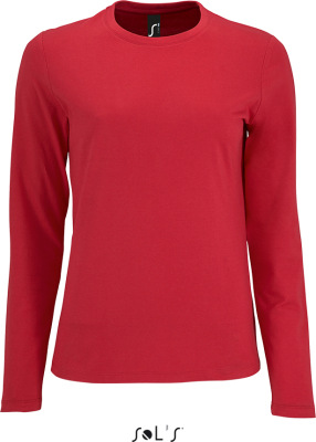 SOL’S - Damen T-Shirt langarm Imperial (red)