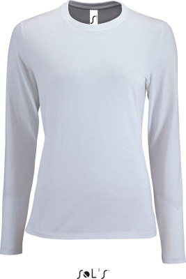 SOL’S - Damen T-Shirt langarm Imperial (white)