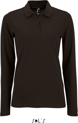 SOL’S - Damen Polo langarm (black)