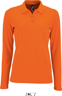 SOL’S - Damen Polo langarm (orange)