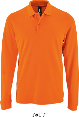 SOL’S - Men's Polo longsleeve (orange)