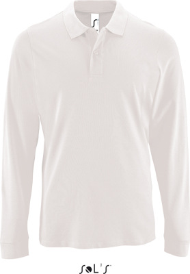 SOL’S - Men's Polo longsleeve (white)