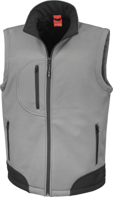 Result - Soft Shell Bodywarmer (workguard grey/ ​black)